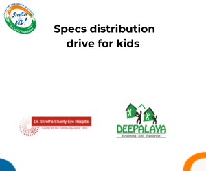 Specs distribution drive for kids